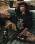 Women Doing What They Want Flame Tee
