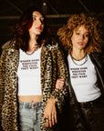 Women Doing What They Want Crop Tank